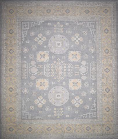Khotan AR250 Grey, 12′4″ × 15′3″