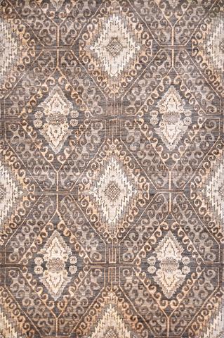 Silk Road Ikat SRD2151-C Natural, 4′0″ × 6′1″