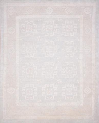 Khotan L.Blue/Beige, 5′2″ × 6′5″