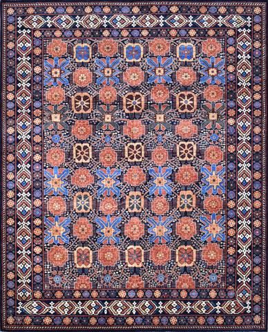 Khyber Tabriz Navy, 8′0″ × 9′11″