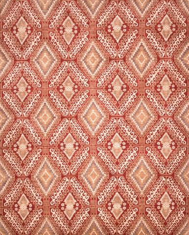 Ikat SRD2151 Red, 8′0″ × 9′10″