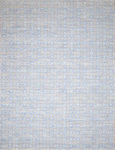 Bergamo Khotan Blue, 9′0″ × 12′0″