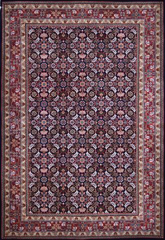 Herati Indo Persia Navy/Red, 4′0″ × 5′11″