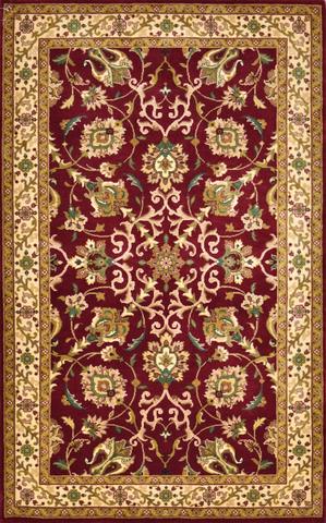 Mehran Semnan Burgundy/Gold, 3′1″ × 4′11″