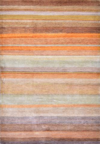 Loribaft Gabeh LBT1025A Rust, 6′2″ × 9′3″