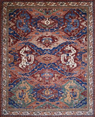 Afghan Khyber Red, 7′11″ × 9′10″