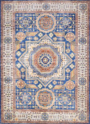 Choeb Rang Mamluk Blue, 4′1″ × 5′10″