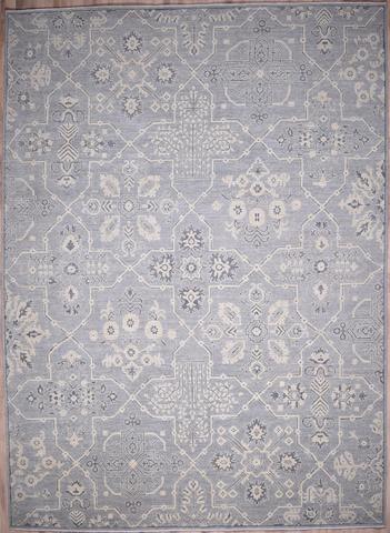 Khotan KNO2139A Silver/Grey, 9′11″ × 13′7″
