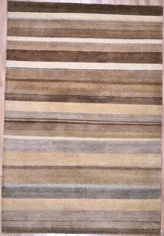 Gabeh Beige / Brown, 4′1″ × 6′0″