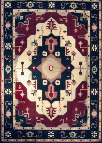 Heriz Red / Blue, 10′0″ × 14′0″