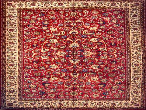Isfahan Red, 10′3″ × 13′6″
