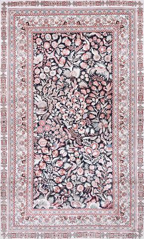 Qum Navy 3'0' x 5'0", 3′0″ × 5′0″