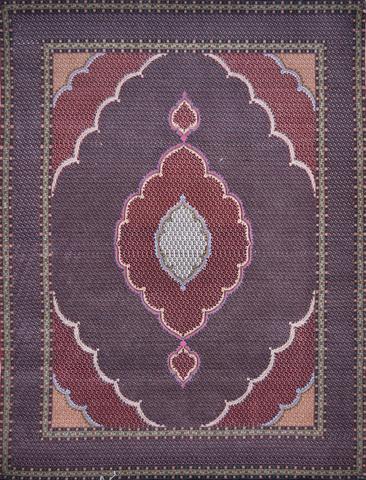 Persian Tabriz Fish Black, 5′0″ × 7′0″