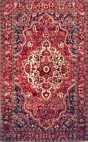 Bakhtiari Red, 6′9″ × 10′10″