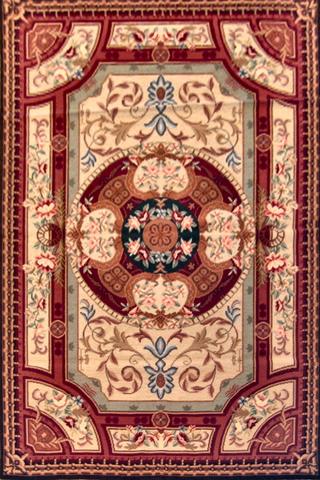 Aubusson Red, 4′0″ × 6′0″