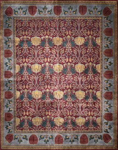 William Morris Burgundy, 11′10″ × 15′4″