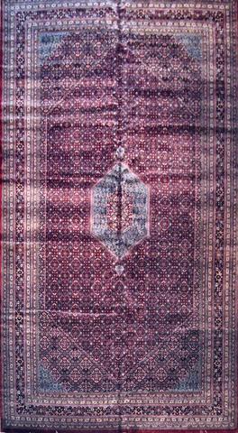 Bijar Red / Navy, 9′9″ × 17′9″