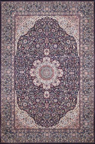 Noor Tabriz Zartash Navy, 4′7″ × 7′0″