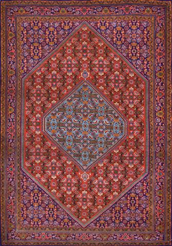 Persian Bijar Red, 3′10″ × 5′5″